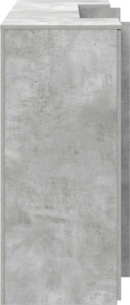 VidaXL Recepční stůl 180x50x103,5 cm kompozitní dřevo [3324172] Barva: Betonová šedá
