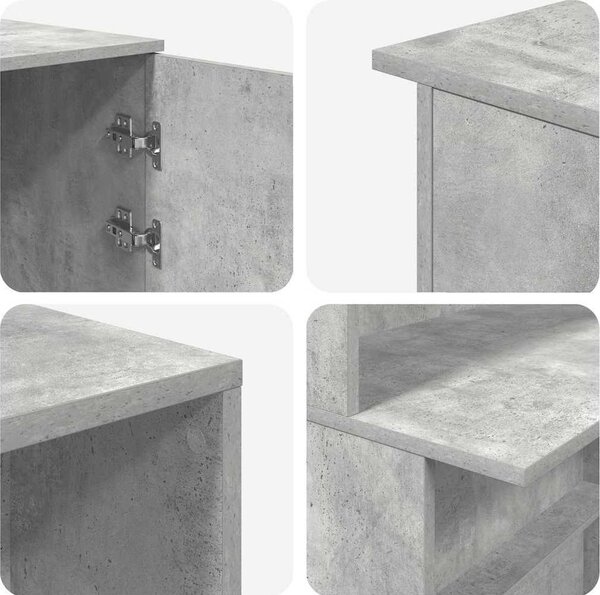 VidaXL Recepční stůl 180x50x103,5 cm kompozitní dřevo [3324208] Barva: kouřový dub