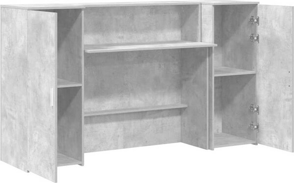 VidaXL Recepční stůl 180x50x103,5 cm kompozitní dřevo [3324208] Barva: kouřový dub