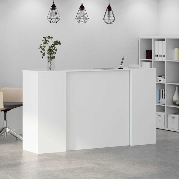 VidaXL Recepční stůl 180x50x103,5 cm kompozitní dřevo [3324208] Barva: kouřový dub