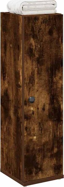 VidaXL Koupelnová skříňka s držákem rolí 20,5 x 22 x 72 cm [858518] Barva: Černá