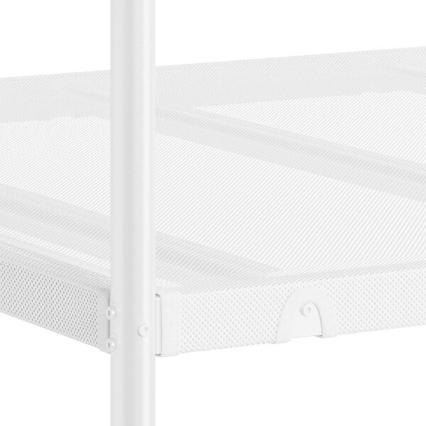 VidaXL Patrová postel bez matrace 90x190 cm ocel [42000328] Barva: Černá