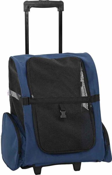 VidaXL Vozík pro domácí mazlíčky 3 v 1, design, barva, 48 x 32 x (57-106) cm, oxfordská látka [42007371] Barva: Šedá