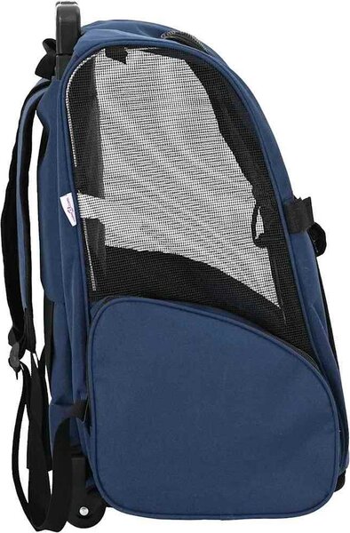 VidaXL Vozík pro domácí mazlíčky 3 v 1, design, barva, 48 x 32 x (57-106) cm, oxfordská látka [42007371] Barva: Šedá