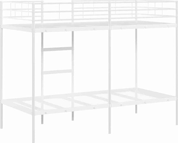 VidaXL Patrová postel bez matrace 90x190 cm ocel [42000328] Barva: Černá