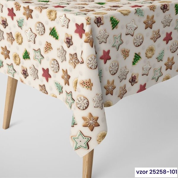 Vánoční role dekorační látky 150 25263-101 Soft
