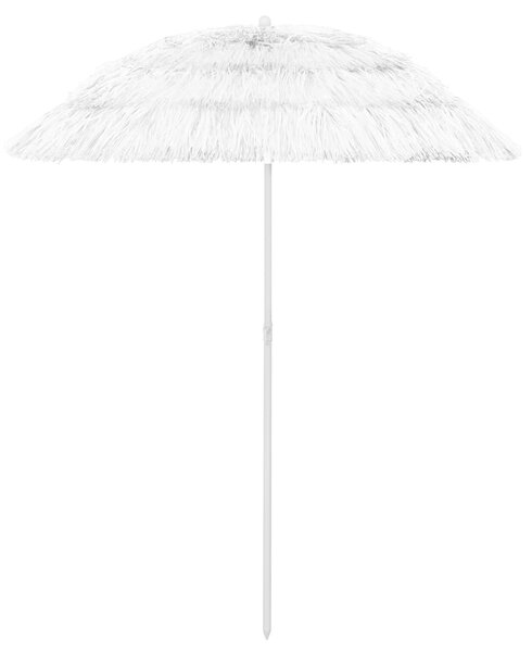 Plážový slunečník Hawaii bílý 180 cm