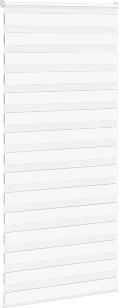 VidaXL Zebra roleta 95x200 cm šířka látky 90,9 cm polyester [4014780] Barva: světle šedá
