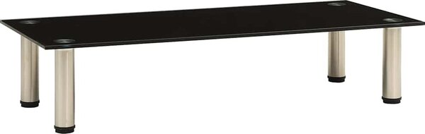 VidaXL TV stolek 80 x 35 x 17 cm tvrzené sklo [322766] Barva: Černá