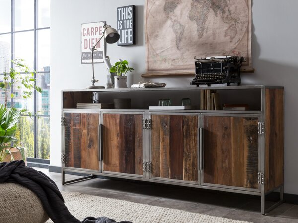 Hosana Home Industriální komoda Jersey z recyklovaného dřeva