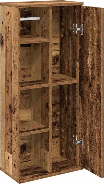 VidaXL Koupelnová skříňka s držákem rolí 39x22x90 cm [858524] Barva: dub artisan