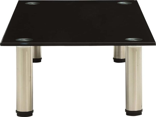 VidaXL TV stolek 80 x 35 x 17 cm tvrzené sklo [322766] Barva: Černá