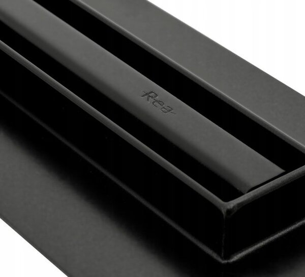 Odtokový žlab NEO Slim Pro - černý 60