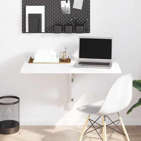 VidaXL Nástěnný sklápěcí stůl 100x60x56 cm kompozitní dřevo [243054] Barva: Černá