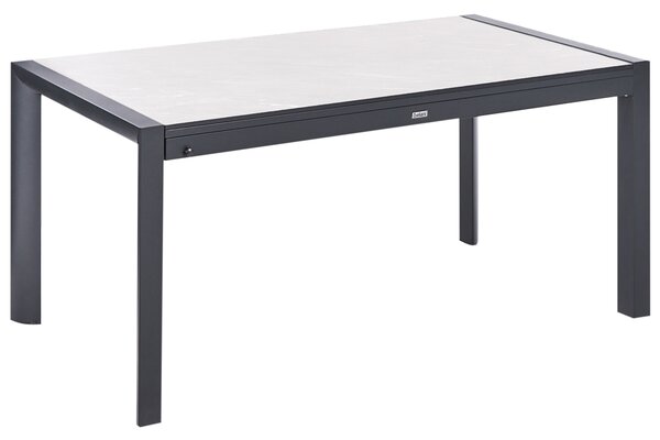 Rozkládací zahradní jídelní stůl BINASCO 160/220 cm 90 cm Béžová