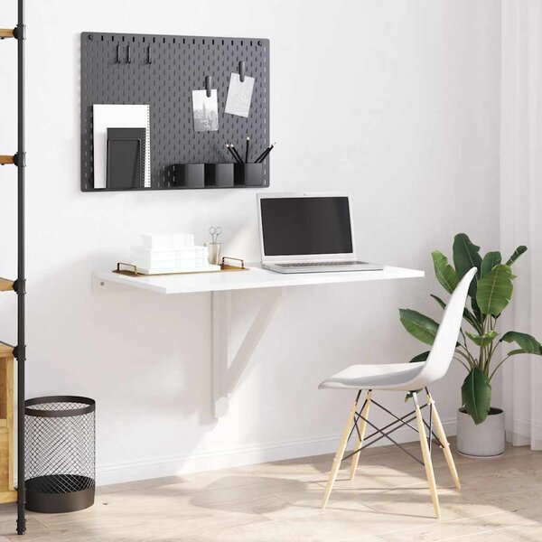 VidaXL Nástěnný sklápěcí stůl 100x60x56 cm kompozitní dřevo [243054] Barva: Černá