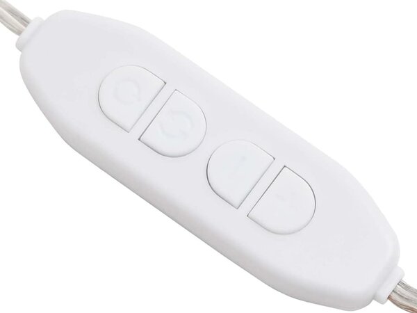 VidaXL Světla na zrcadlo s 8 LED žárovkami teplá bílá a studená bílá [335864]