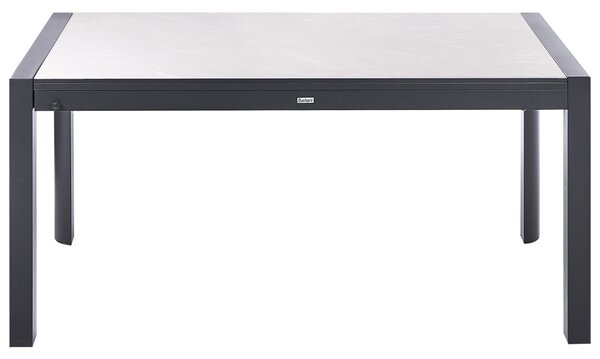 Rozkládací zahradní jídelní stůl BINASCO 160/220 cm 90 cm Béžová