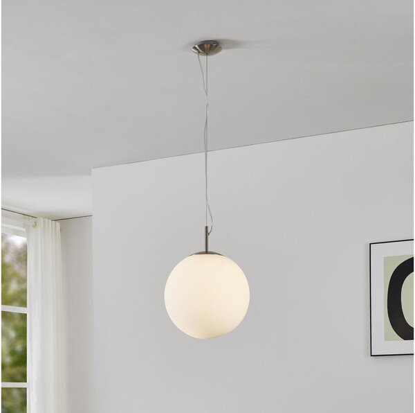 Eglo 63269 - Lustr na lanku PIEDALE 1xE27/60W/230V pr. 35 cm matný chrom
