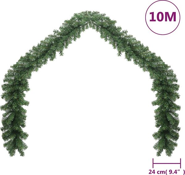 VidaXL Vánoční girlanda PVC 10 m [246404]