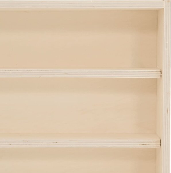 VidaXL Dřevěná sběratelská vitrína s dvířky 40x8,5x37 cm [4017385]