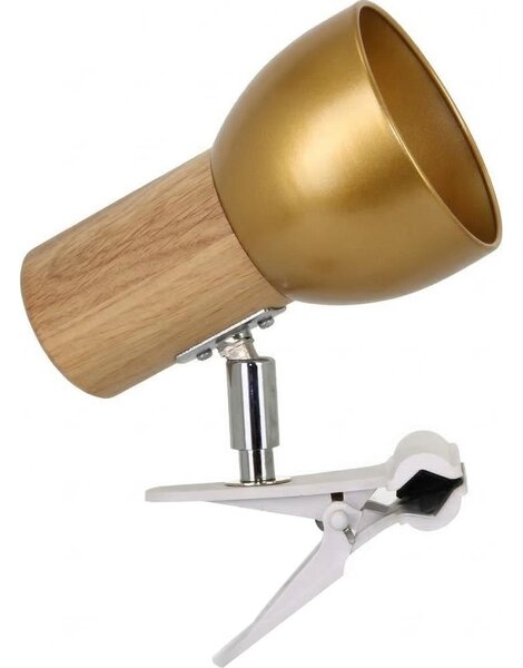 Spot-Light 2224174WKB - Lampa s klipem SVENDA 1xE27/60W/230V