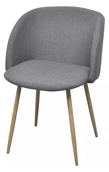 Čalouněné židle Betti, 2 ks -šedé