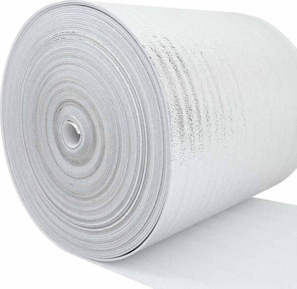 VidaXL Reflexní fólie za radiátor Stříbrná 10 x 1 m Polyethylen [42009834]