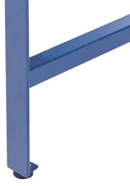 Venkovní barový stůl MAENZA 120 cm 40 cm Kov Modrá