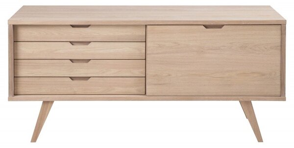 Actona Komoda A-Line 160 cm bělený dub