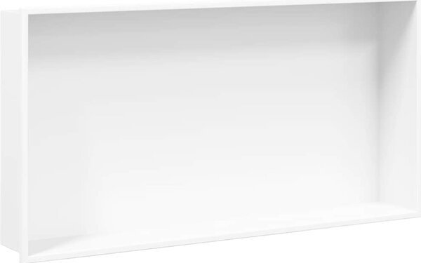 VidaXL Nika do sprchového koutu matná 62x32x9 cm nerezová ocel [4005128] Barva: Stříbrná