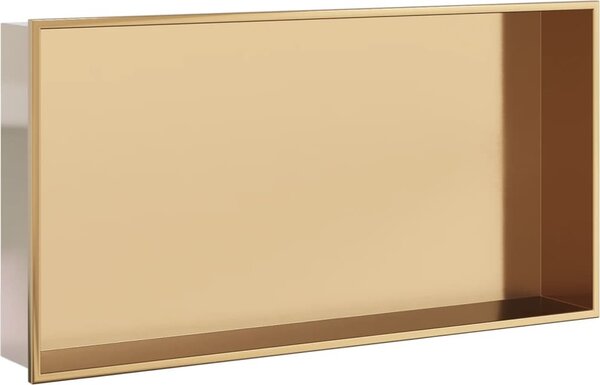 VidaXL Nika do sprchového koutu matná 62x32x9 cm nerezová ocel [4005128] Barva: Stříbrná