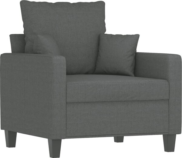 VidaXL 3dílná sedací souprava s polštáři textil [3201633] Barva: světle šedá