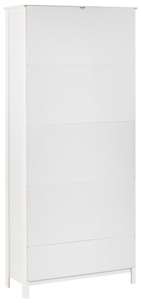 Skleněná vitrína NORNALUP 80 cm Bílá
