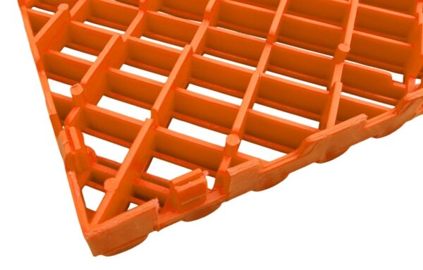 Plastová dlažba Mosolut AERO, oranžová