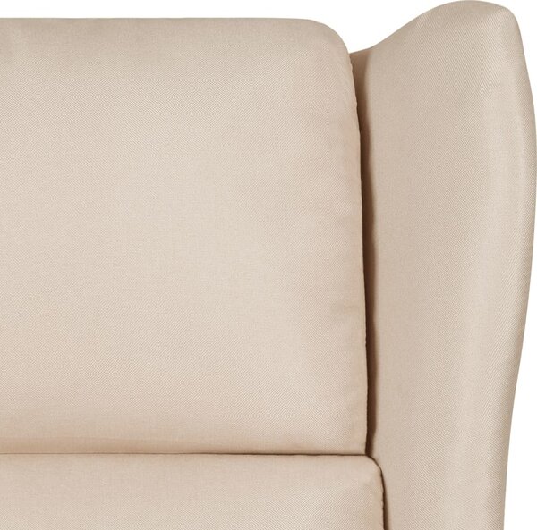 VidaXL Polohovací křeslo ušák textil [340958] Barva: vínová červená