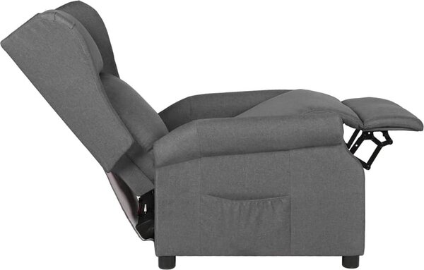 VidaXL Polohovací křeslo ušák textil [340958] Barva: vínová červená