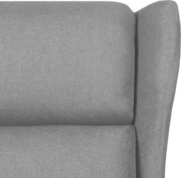 VidaXL Polohovací křeslo ušák textil [340958] Barva: vínová červená