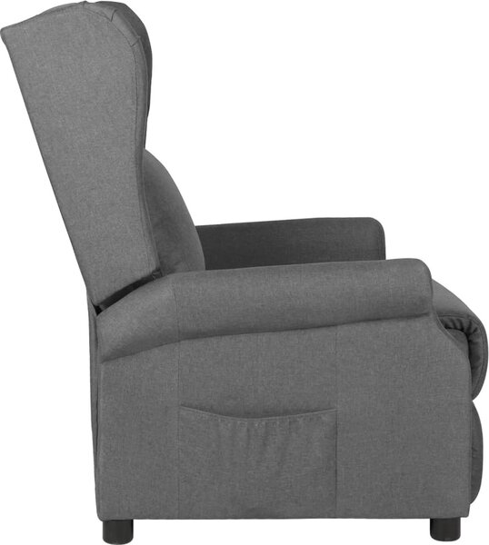 VidaXL Polohovací křeslo ušák textil [340958] Barva: vínová červená