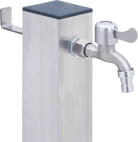 VidaXL Zahradní sloupek na vodu 60 cm nerezová ocel čtvercový [364497]