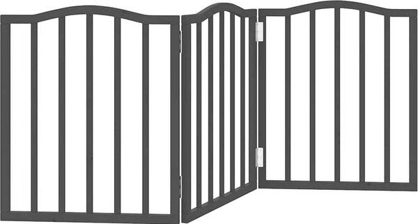 VidaXL Zábrana pro psy skládací 3 panely 150 cm topol [352220] Barva: Přírodní