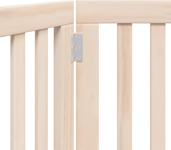 VidaXL Zábrana pro psy skládací 2 panely 160 cm topolové dřevo [352264] Barva: Přírodní