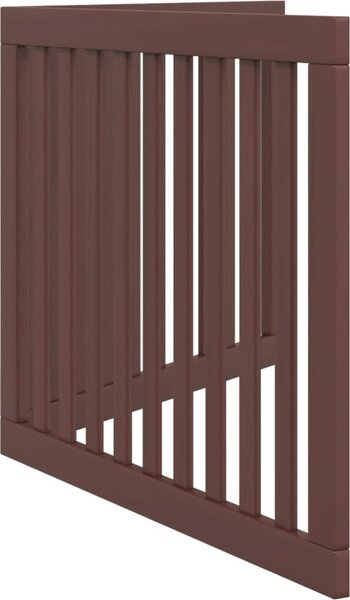VidaXL Zábrana pro psy skládací 2 panely 160 cm topolové dřevo [352264] Barva: Přírodní