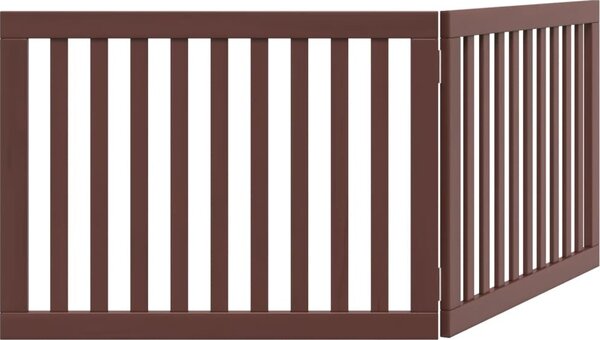 VidaXL Zábrana pro psy skládací 2 panely 160 cm topolové dřevo [352264] Barva: Přírodní