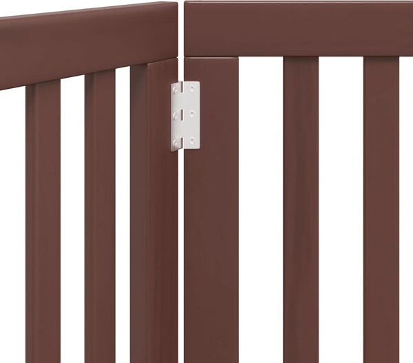 VidaXL Zábrana pro psy skládací 2 panely 160 cm topolové dřevo [352264] Barva: Přírodní