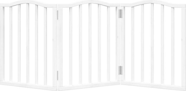 VidaXL Zábrana pro psy skládací 3 panely 150 cm topol [352220] Barva: Přírodní