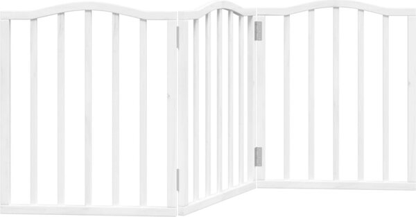 VidaXL Zábrana pro psy skládací 3 panely 150 cm topol [352220] Barva: Přírodní