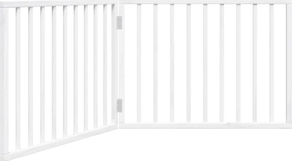 VidaXL Zábrana pro psy skládací 2 panely 160 cm topolové dřevo [352184] Barva: Přírodní