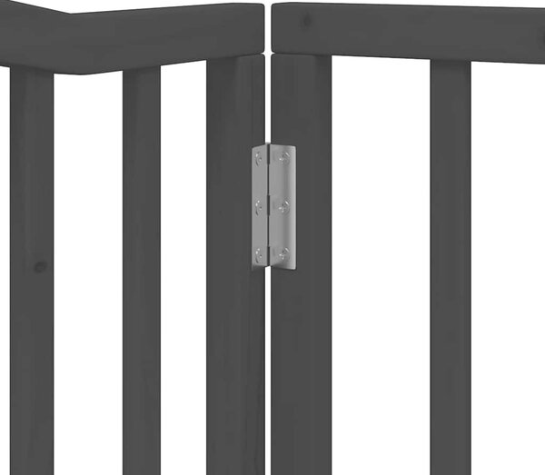 VidaXL Zábrana pro psy s dvířky skládací 6 panelů 480 cm topol [3155613] Barva: Přírodní