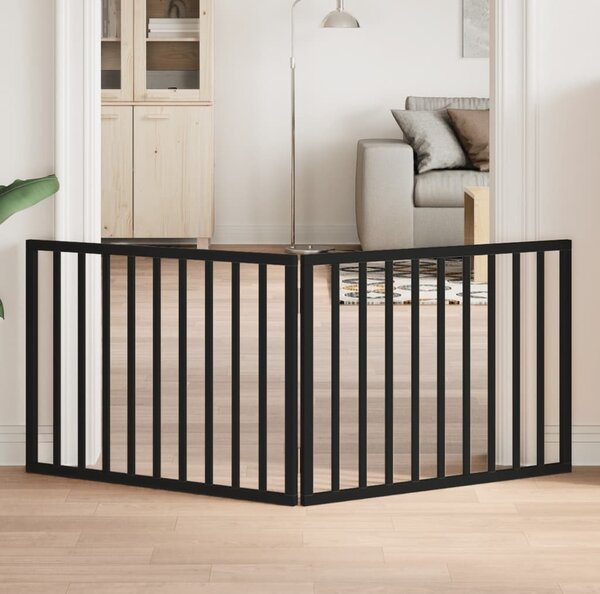 VidaXL Zábrana pro psy skládací 2 panely 160 cm topolové dřevo [352184] Barva: Přírodní